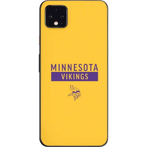 NFL Minnesota Vikings Yellow Performance Series Google Pixel 4 XL Skin